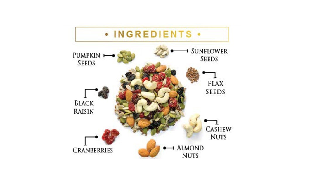 Hanman Nutritions Mix Seeds, Berries & Nuts    Pack  150 grams